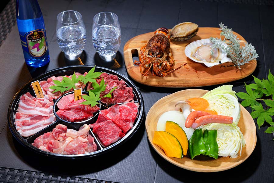 山中湖名物精肉店からお届けするBBQセット
