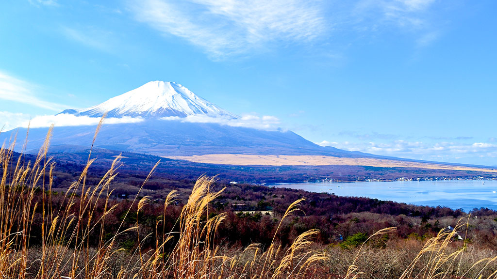 山中湖パノラマ台 富士山を望む山中湖グランピング ル ニド リゾグラ リゾートグランピングドットコム